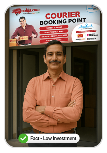 Low investment courier franchise